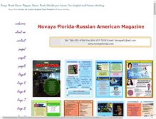Tablet Screenshot of novayaflorida.com